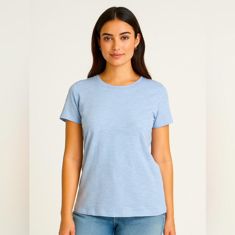 J Crew Fac NWT Girlfriend Tee Size XXS in French Blue
